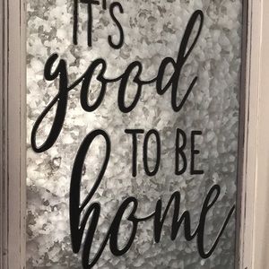 It’s good to be home framed wall art